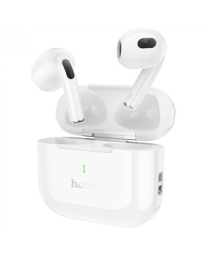 Wireless Hands Free Hoco EW58 TWS V5.3 300mAh Συμβατό με Siri και 4 Ώρες Ομιλίας Λευκά