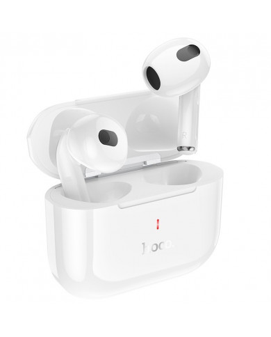 Wireless Hands Free Hoco EW58 TWS V5.3 300mAh Συμβατό με Siri και 4 Ώρες Ομιλίας Λευκά