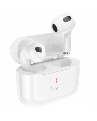 Wireless Hands Free Hoco EW58 TWS V5.3 300mAh Συμβατό με Siri και 4 Ώρες Ομιλίας Λευκά