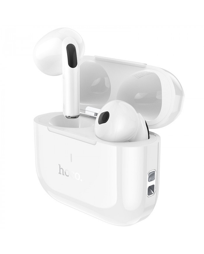 Wireless Hands Free Hoco EW58 TWS V5.3 300mAh Συμβατό με Siri και 4 Ώρες Ομιλίας Λευκά