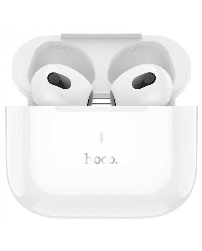 Wireless Hands Free Hoco EW58 TWS V5.3 300mAh Συμβατό με Siri και 4 Ώρες Ομιλίας Λευκά