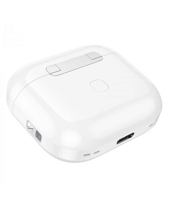 Wireless Hands Free Hoco EW58 TWS V5.3 300mAh Συμβατό με Siri και 4 Ώρες Ομιλίας Λευκά