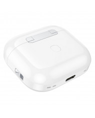 Wireless Hands Free Hoco EW58 TWS V5.3 300mAh Συμβατό με Siri και 4 Ώρες Ομιλίας Λευκά