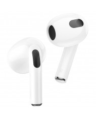 Wireless Hands Free Hoco EW58 TWS V5.3 300mAh Συμβατό με Siri και 4 Ώρες Ομιλίας Λευκά
