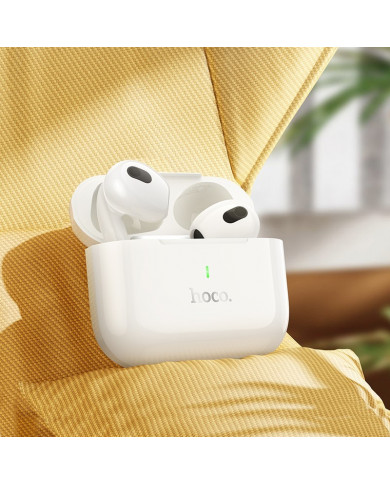 Wireless Hands Free Hoco EW58 TWS V5.3 300mAh Συμβατό με Siri και 4 Ώρες Ομιλίας Λευκά