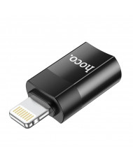 Αντάπτορας Hoco UA17 Lighnting σε USB-C Μαύρο Υποστηρίζει Φόρτιση 2A και Μεταφορά Δεδομένων