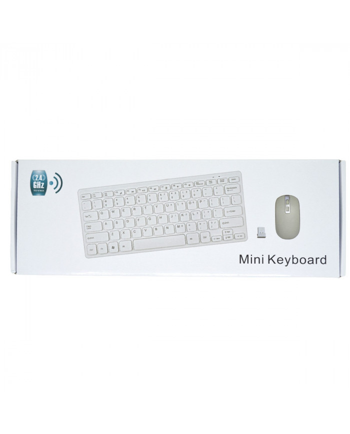 Πληκτρολόγιο Wireless Keywin GKW910 με Ασύρματο Ποντίκι Μαύρο