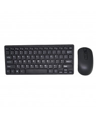 Πληκτρολόγιο Wireless Keywin GKW910 με Ασύρματο Ποντίκι Μαύρο