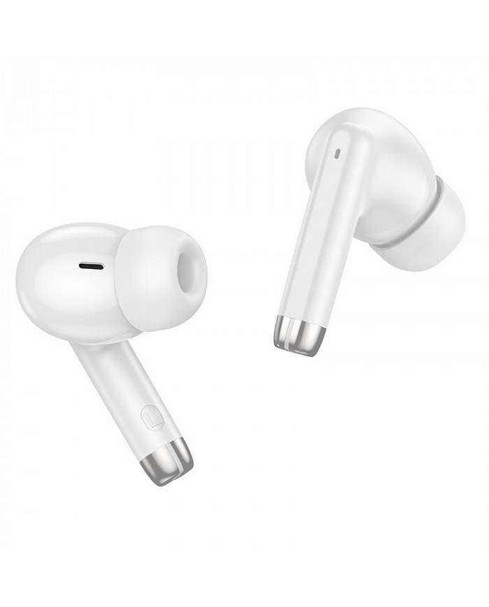 Wireless Hands Free Hoco EQ2 Thought TWS V5.3 με Πλήκτρο Ελέγχου Συμβατό με Siri και 7h Ώρες Λειτουργίας Λευκά