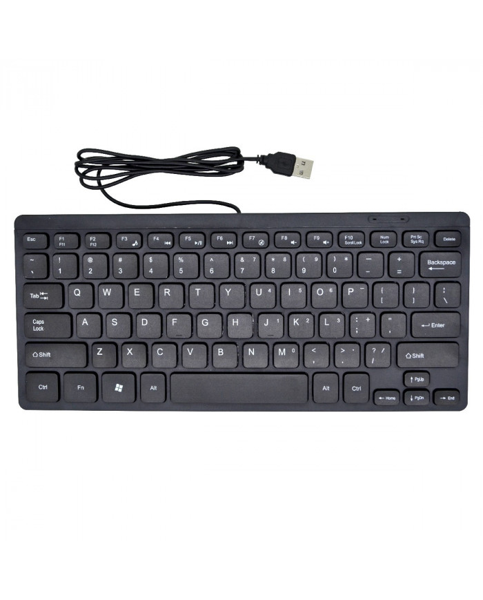 Πληκτρολόγιο Ενσύρματο Miniwired Keywin 901 Μαύρο