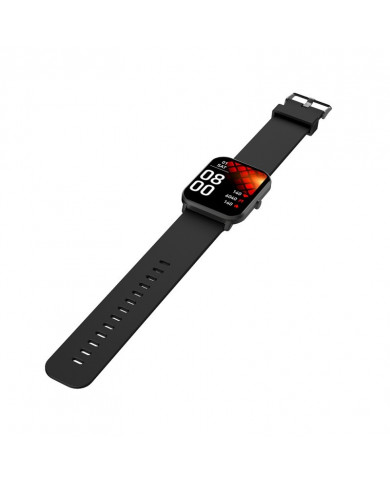 Maxcom Smartwatch Fit FW36 Aurum SE 220mAh Μαύρο Silicon Band