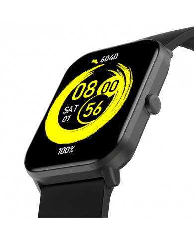 Maxcom Smartwatch Fit FW36 Aurum SE 220mAh Μαύρο Silicon Band