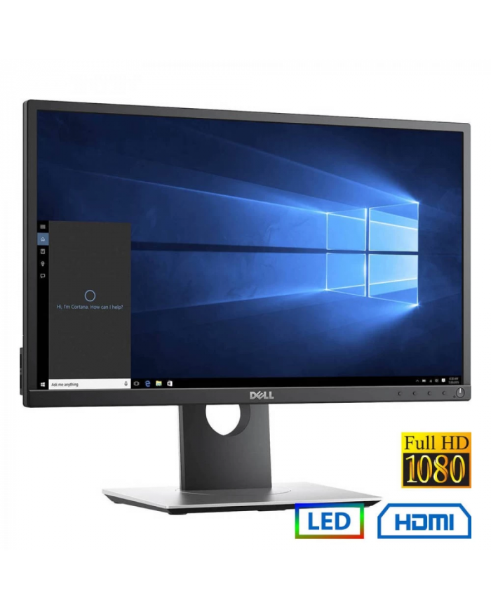 Used Monitor P2217H LED/Dell/22"FHD/1920x1080/Wide/Black/D-SUB & DP & HDMI & USB HUB