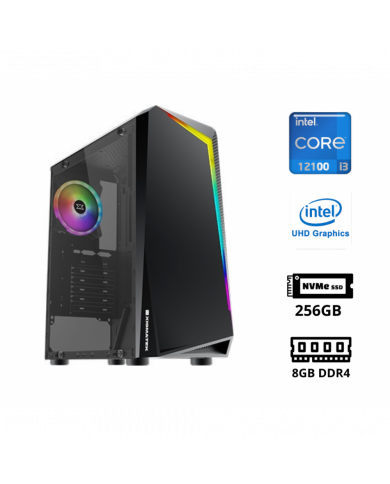 LP ODIN (INTEL I3-12100 / 8GB DDR4 / 256GB NVME / WIN11/ Gaming PC Build