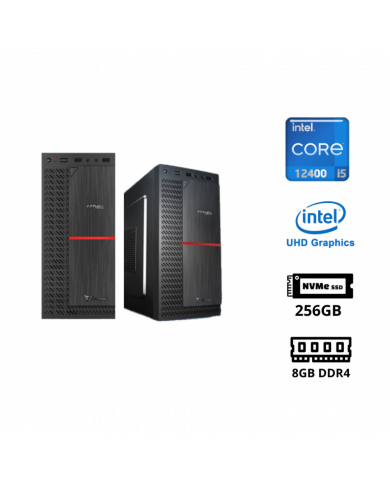 LP LEVIATHAN 2 (INTEL I5-12400 / 8GB DDR4 3200 / 256GB NVME / WIN11/ Gaming PC Build