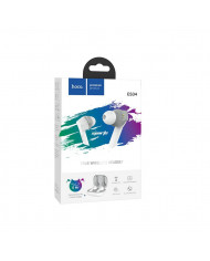 Wireless Hands Free Hoco ES34 Pleasure V5.0 Λευκά με Πλήκτρο Αφής, Εναλλαγή Master/Slave και Συμβατότητα με Siri