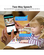 POWERTECH smart κάμερα PT-1163, 4MP, Wi-Fi, PTZ, SD, 8x zoom, IP65