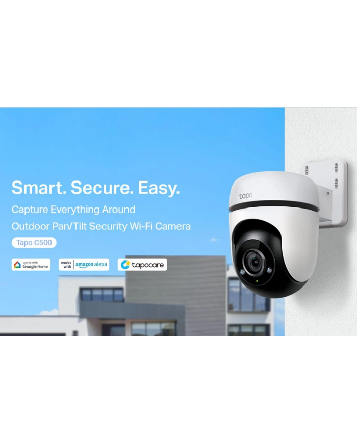 TP-LINK smart κάμερα Tapo C500, 1080p, PTZ, Wi-Fi, IP65, Ver. 1.0