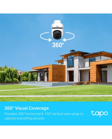 TP-LINK smart κάμερα Tapo C500, 1080p, PTZ, Wi-Fi, IP65, Ver. 1.0