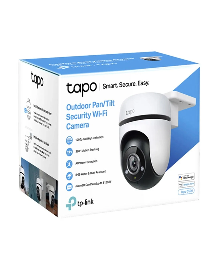 TP-LINK smart κάμερα Tapo C500, 1080p, PTZ, Wi-Fi, IP65, Ver. 1.0