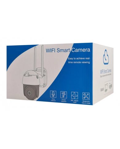 POWERTECH smart κάμερα PT-1086, 4MP, 4x digital zoom, Wi-Fi, PTZ, IP65