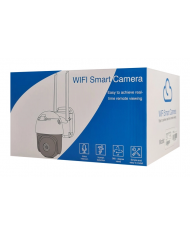 POWERTECH smart κάμερα PT-1086, 4MP, 4x digital zoom, Wi-Fi, PTZ, IP65