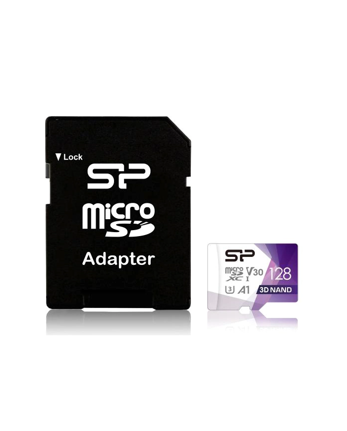 SILICON POWER κάρτα μνήμης Superior Pro microSDXC UHS-I, 128GB, Class 30