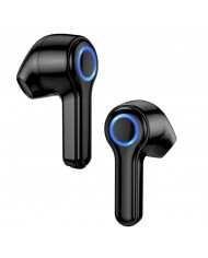 Wireless Hands Free Hoco ES45 Harmony sound TWS V5.0 με Πλήκτρο Αφής και Εναλλαγή Βασικού-Δευτερεύοντος Ακουστικού, Μαύρο