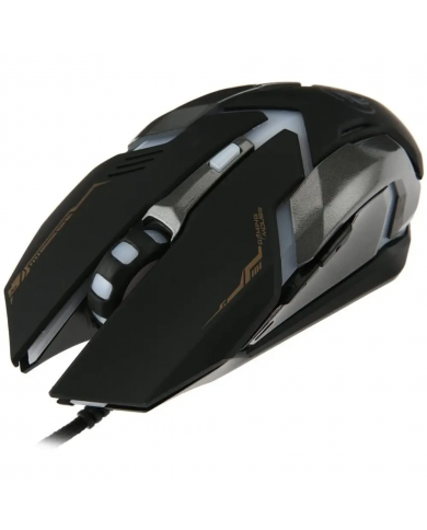 Ενσύρματο Ποντίκι iMICE V6 Gaming 6D με 6 Πλήκτρα, 3200 DPI, Multimedia και LED Φωτισμό. Μαύρο-Γκρι