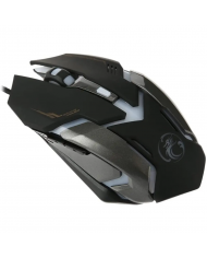 Ενσύρματο Ποντίκι iMICE V6 Gaming 6D με 6 Πλήκτρα, 3200 DPI, Multimedia και LED Φωτισμό. Μαύρο-Γκρι