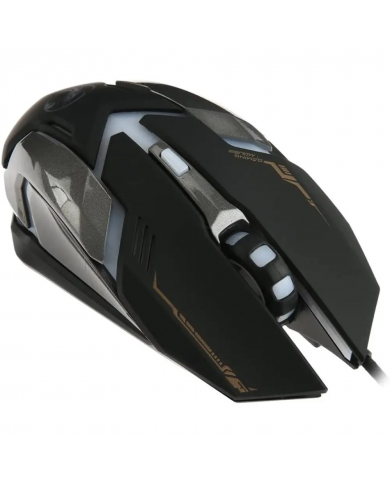 Ενσύρματο Ποντίκι iMICE V6 Gaming 6D με 6 Πλήκτρα, 3200 DPI, Multimedia και LED Φωτισμό. Μαύρο-Γκρι