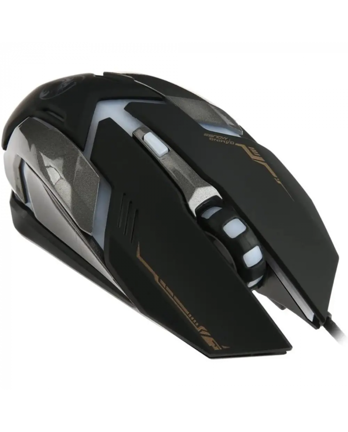 Ενσύρματο Ποντίκι iMICE V6 Gaming 6D με 6 Πλήκτρα, 3200 DPI, Multimedia και LED Φωτισμό. Μαύρο-Γκρι