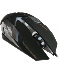 Ενσύρματο Ποντίκι iMICE V6 Gaming 6D με 6 Πλήκτρα, 3200 DPI, Multimedia και LED Φωτισμό. Μαύρο-Γκρι