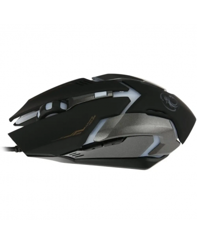 Ενσύρματο Ποντίκι iMICE V6 Gaming 6D με 6 Πλήκτρα, 3200 DPI, Multimedia και LED Φωτισμό. Μαύρο-Γκρι