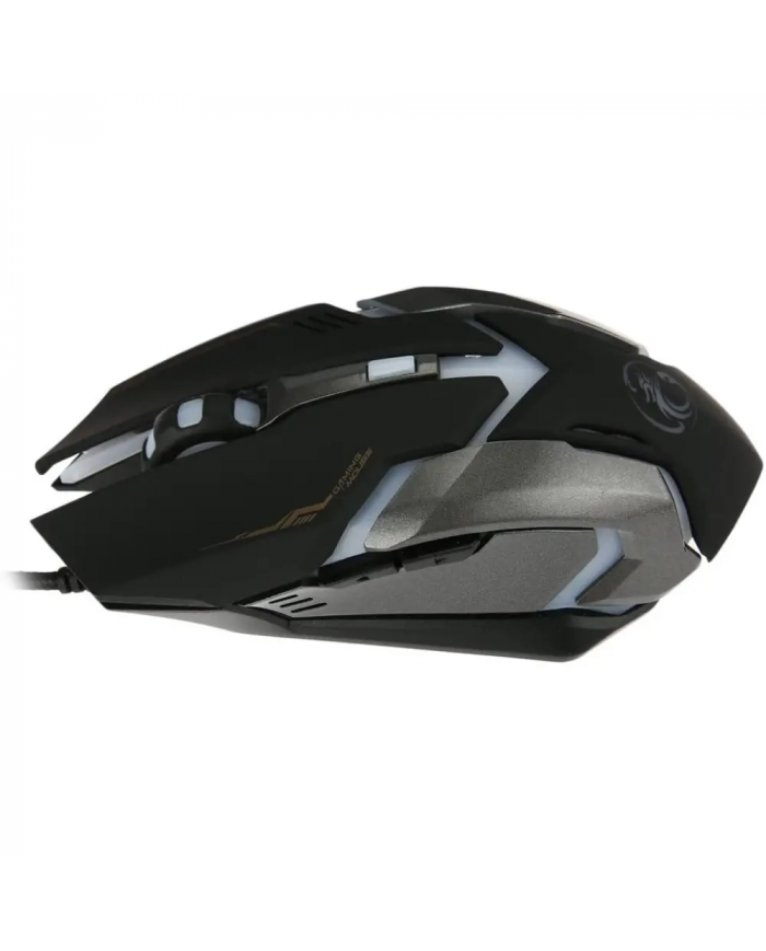 Ενσύρματο Ποντίκι iMICE V6 Gaming 6D με 6 Πλήκτρα, 3200 DPI, Multimedia και LED Φωτισμό. Μαύρο-Γκρι