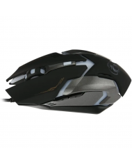 Ενσύρματο Ποντίκι iMICE V6 Gaming 6D με 6 Πλήκτρα, 3200 DPI, Multimedia και LED Φωτισμό. Μαύρο-Γκρι