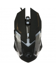 Ενσύρματο Ποντίκι iMICE V6 Gaming 6D με 6 Πλήκτρα, 3200 DPI, Multimedia και LED Φωτισμό. Μαύρο-Γκρι