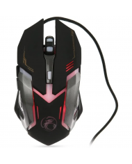 Ενσύρματο Ποντίκι iMICE V6 Gaming 6D με 6 Πλήκτρα, 3200 DPI, Multimedia και LED Φωτισμό. Μαύρο-Γκρι