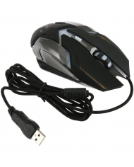 Ενσύρματο Ποντίκι iMICE V6 Gaming 6D με 6 Πλήκτρα, 3200 DPI, Multimedia και LED Φωτισμό. Μαύρο-Γκρι