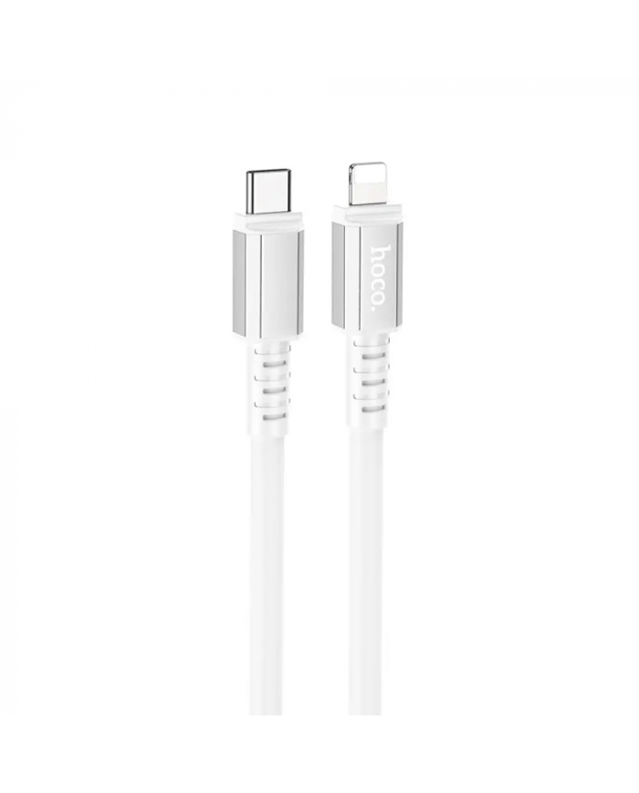 Καλώδιο Σύνδεσης Hoco X85 Strength USB-C σε Lightning PD20W Λευκό 1m Υψηλής Αντοχής