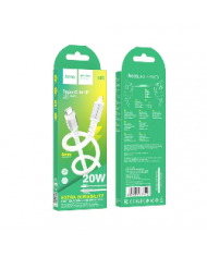 Καλώδιο Σύνδεσης Hoco X85 Strength USB-C σε Lightning PD20W Λευκό 1m Υψηλής Αντοχής