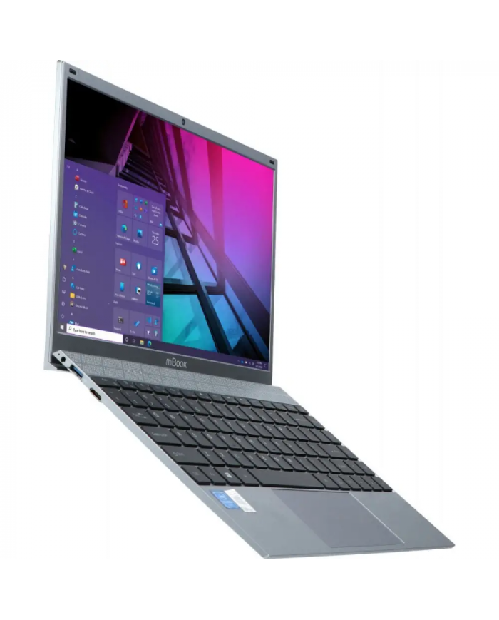 Φορητός Υπολογιστής Maxcom Office mBook 14" Intel Celeron J4125 2.7 GHz Quad 8GB/256GB M.2 SSD Dark Grey Windows 11 Home