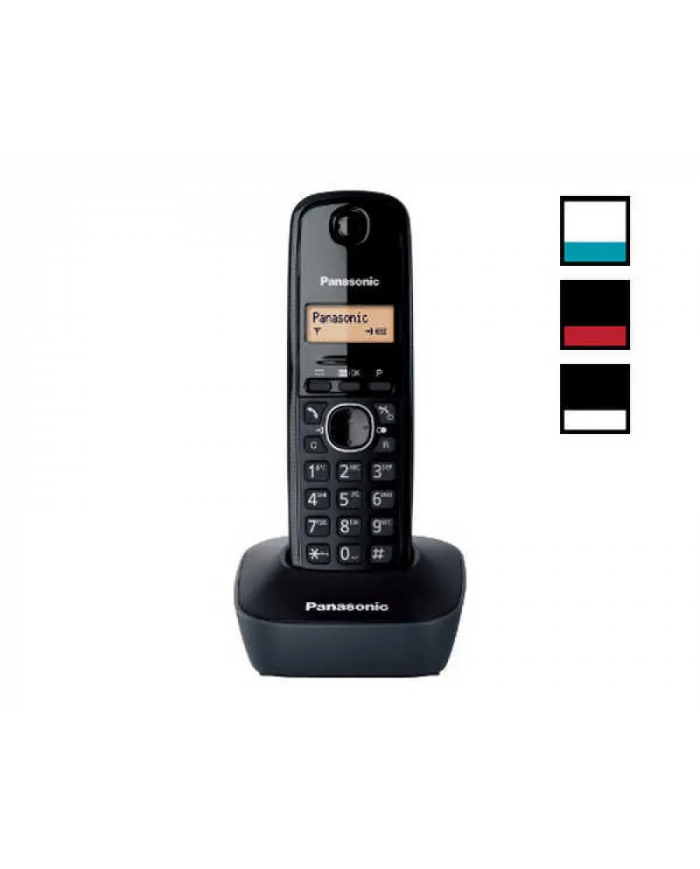 Ασύρματο Ψηφιακό Τηλέφωνο Panasonic KX-TG1611GRG Μαύρο-Ασημί