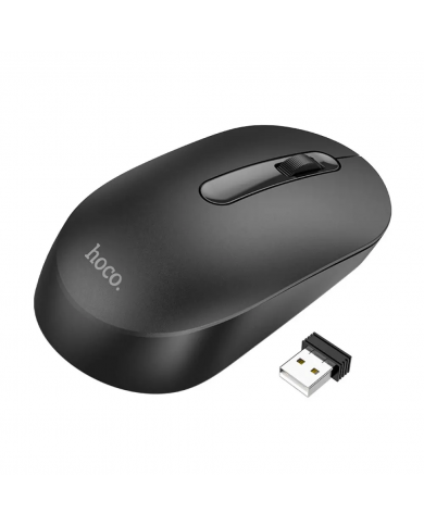 Wireless Ποντίκι Hoco GM14 Platinum Business Wireless Mouse με 3 Πλήκτρα DPI 1200 Μαύρο