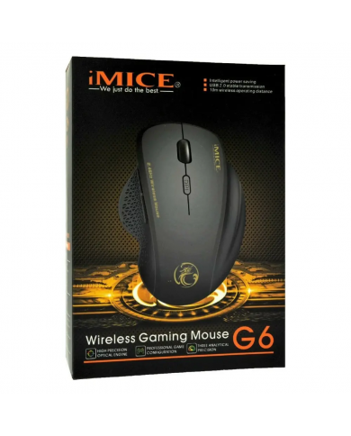 Ασύρματο Ποντίκι iMICE 6G Gaming Mouse1600dpi 2.4GHz Μαύρο