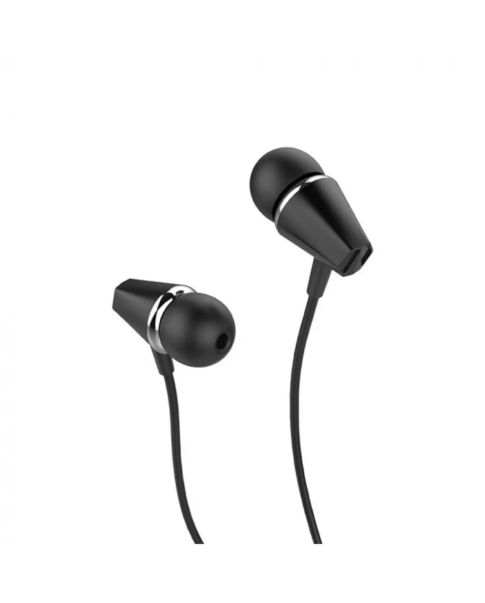 Hands Free Hoco M34 Earphones Stereo 3.5mm Μαύρο με Μικρόφωνο και Πλήκτρο Λειτουργίας