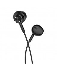 Hands Free Hoco L13 Grandee Earphones Stereo USB-C Μαύρα με Μικρόφωνο και Πλήκτρο Λειτουργίας 1,2μ