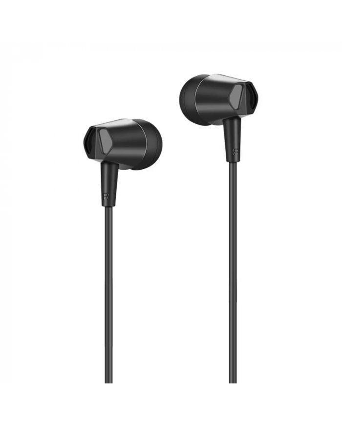 Hands Free Hoco M34 Earphones Stereo 3.5mm Μαύρο με Μικρόφωνο και Πλήκτρο Λειτουργίας