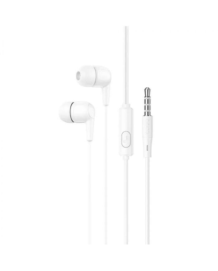 Hands Free Hoco M97 Enjoy Earphones Stereo 3.5mm με Μικρόφωνο και Πλήκτρο Λειτουργίας Λευκά
