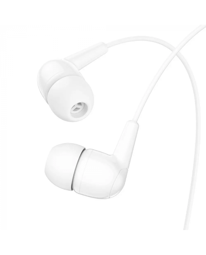 Hands Free Hoco M97 Enjoy Earphones Stereo 3.5mm με Μικρόφωνο και Πλήκτρο Λειτουργίας Λευκά